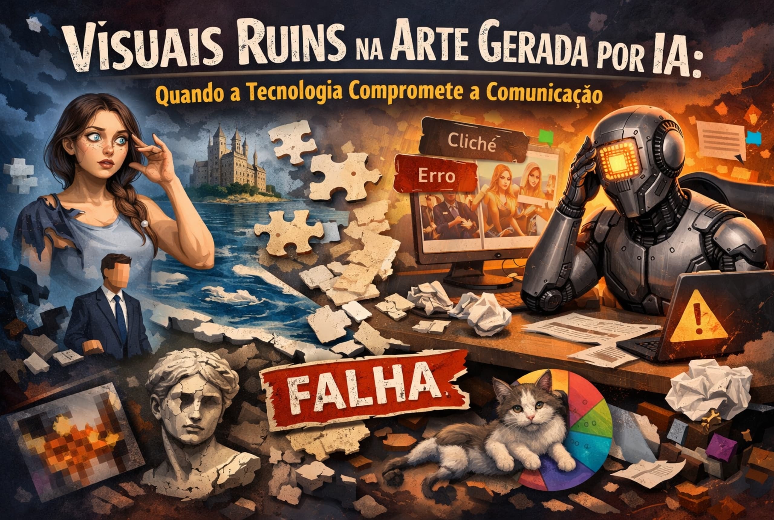 visuais ruins na arte gerada por IA